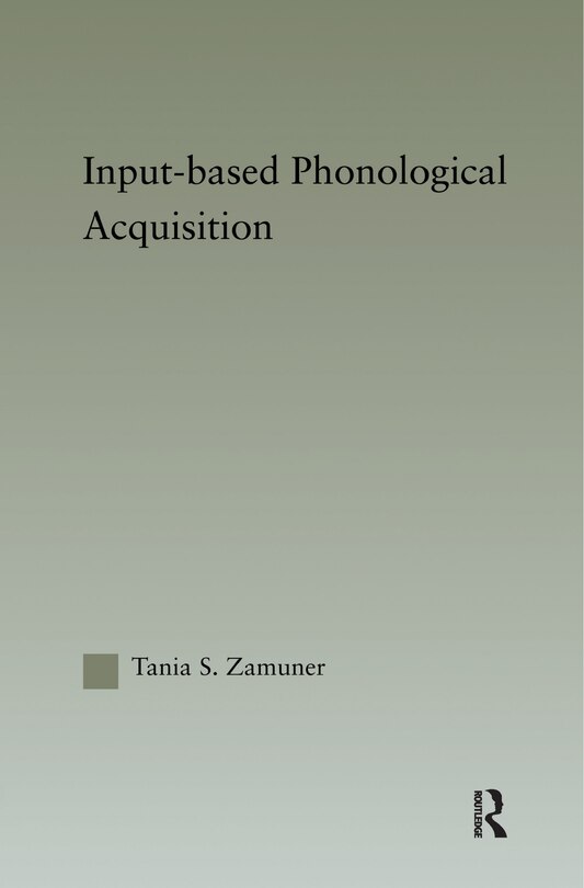 Front cover_Input-based Phonological Acquisition