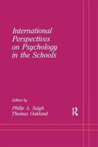 Couverture_International Perspectives On Psychology In The Schools
