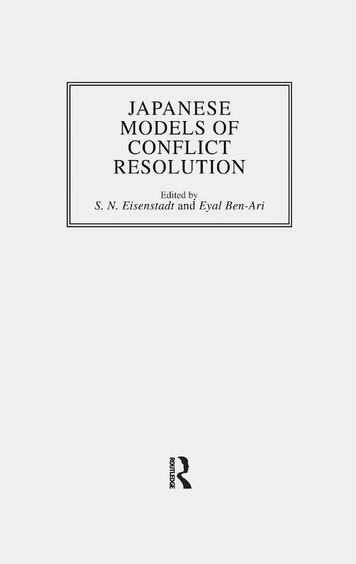 Couverture_Japanese Models Of Conflict Resolution