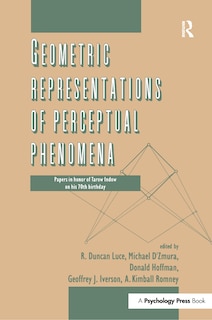 Front cover_Geometric Representations Of Perceptual Phenomena