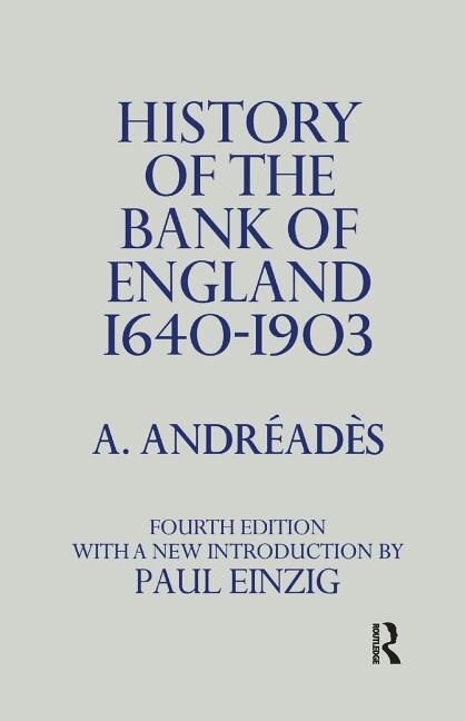 Couverture_History of the Bank of England