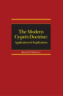 Front cover_The Modern Cy-pres Doctrine