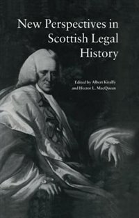 Front cover_New Perspectives In Scottish Legal History