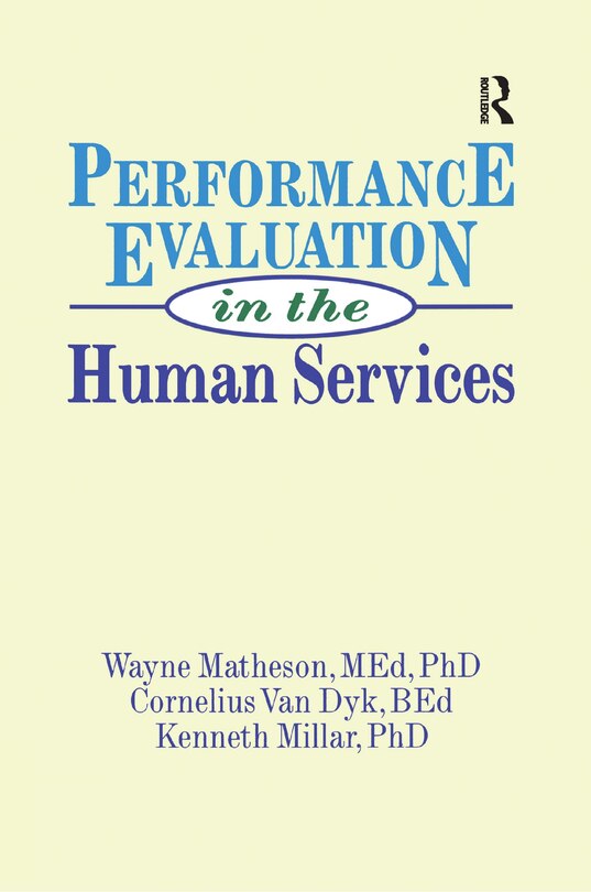 Couverture_Performance Evaluation In The Human Services