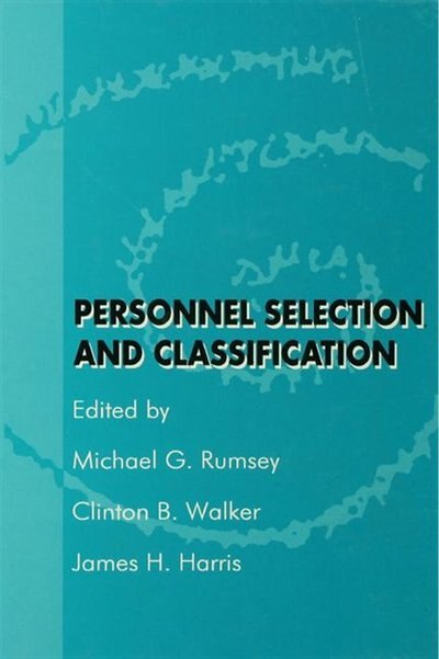 Couverture_Personnel Selection And Classification