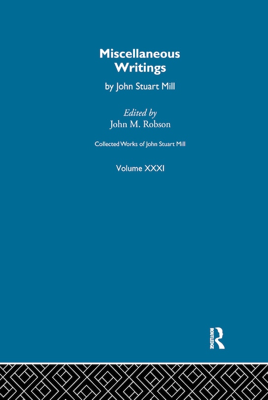 Front cover_Collected Works Of John Stuart Mill