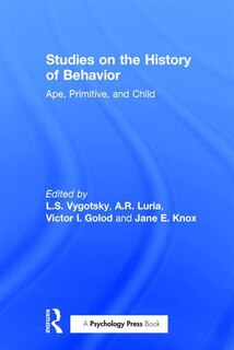 Front cover_Studies On The History Of Behavior