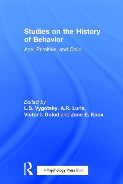Front cover_Studies On The History Of Behavior