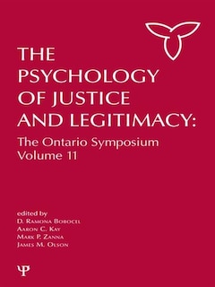 Couverture_Psychology of Justice and Legitimacy