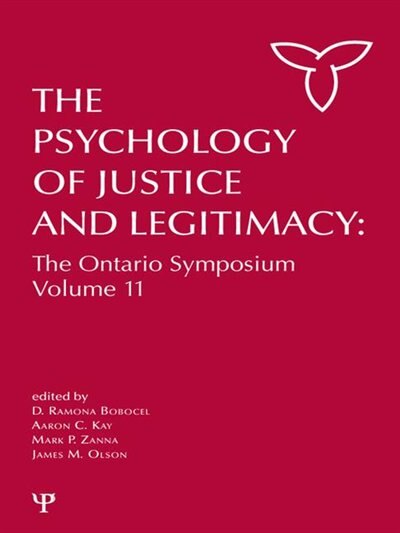 Couverture_Psychology of Justice and Legitimacy