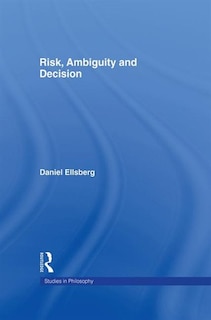 Front cover_Risk, Ambiguity And Decision