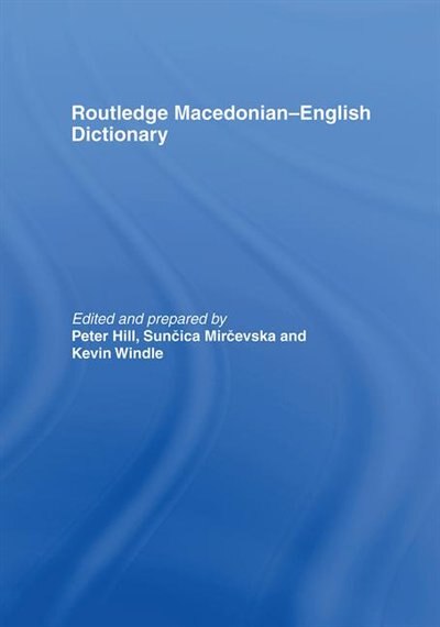 Front cover_The Routledge Macedonian-English Dictionary