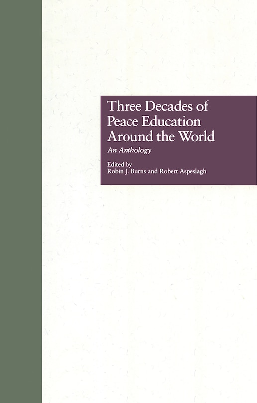 Front cover_Three Decades Of Peace Education Around The World