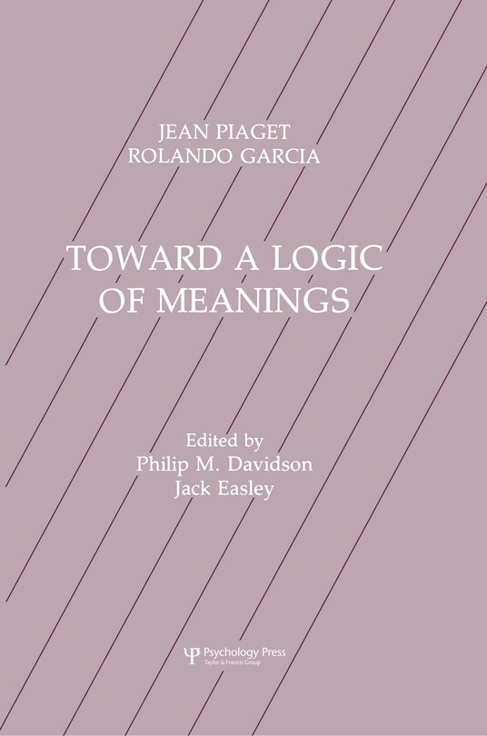 Front cover_Toward A Logic Of Meanings