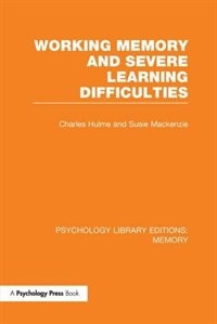 Couverture_Working Memory And Severe Learning Difficulties (ple