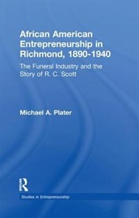 Couverture_African American Entrepreneurship In Richmond, 1890-1940