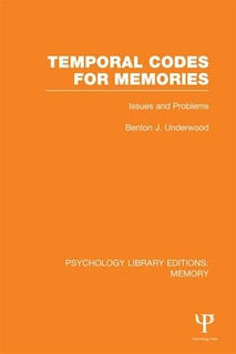 Couverture_Temporal Codes For Memories (ple