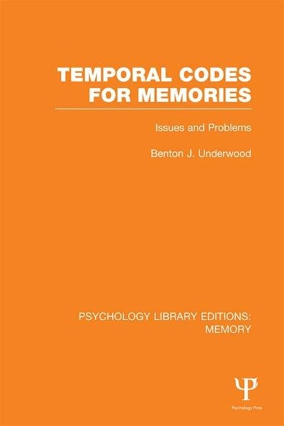 Couverture_Temporal Codes For Memories (ple