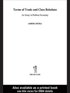 Couverture_Terms Of Trade And Class Relations