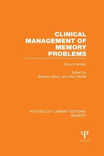 Front cover_Clinical Management Of Memory Problems (2nd Edn) (ple