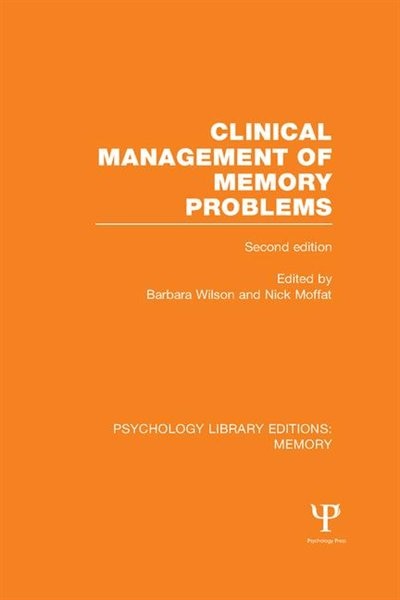 Front cover_Clinical Management Of Memory Problems (2nd Edn) (ple