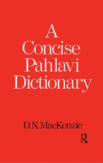 Front cover_A Concise Pahlavi Dictionary