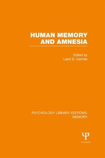 Couverture_Human Memory And Amnesia (ple