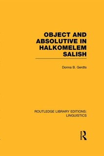 Front cover_Object and Absolutive in Halkomelem Salish