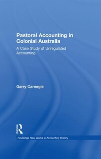 Couverture_Pastoral Accounting In Colonial Australia