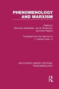 Front cover_Phenomenology And Marxism