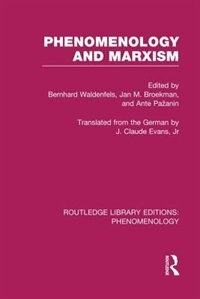 Front cover_Phenomenology And Marxism
