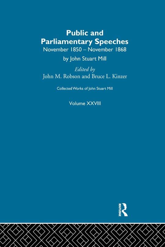 Front cover_Collected Works Of John Stuart Mill