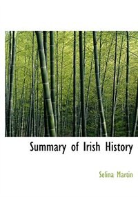 Front cover_Summary of Irish  History