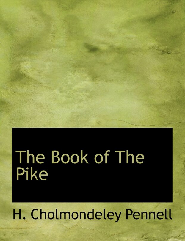 Front cover_The Book Of The Pike