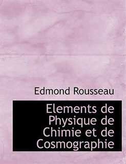 Couverture_Elements de Physique de Chimie et de Cosmographie