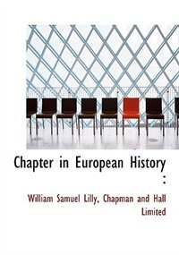 Couverture_Chapter in European History