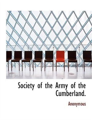 Front cover_Society Of The Army Of The Cumberland.