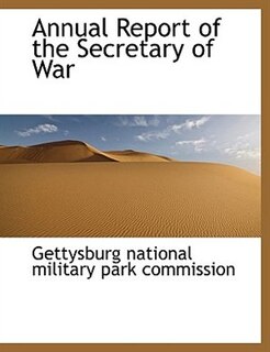 Front cover_Annual Report Of The Secretary  Of War