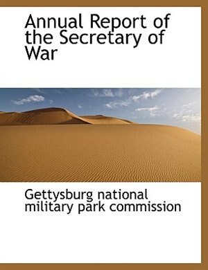 Front cover_Annual Report Of The Secretary  Of War