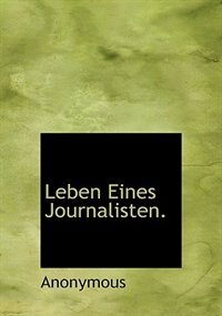 Front cover_Leben Eines Journalisten.