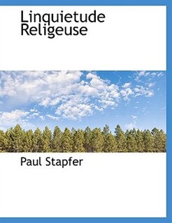 Front cover_Linquietude Religeuse