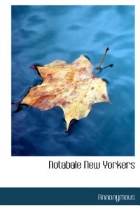 Front cover_Notabale New Yorkers
