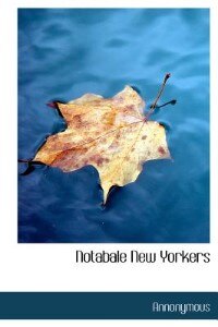Front cover_Notabale New Yorkers