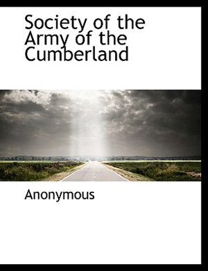 Couverture_Society Of The Army Of The Cumberland