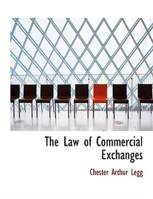 Couverture_The Law Of Commercial Exchanges