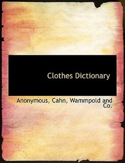 Clothes Dictionary