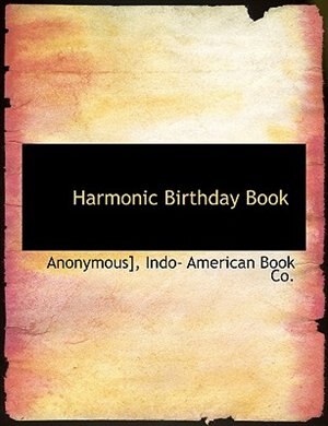Couverture_Harmonic Birthday Book