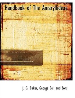 Front cover_Handbook Of The Amaryllideae
