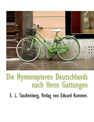 Front cover_Die Hymenopteren Deutschlands nach Ihren Gattungen