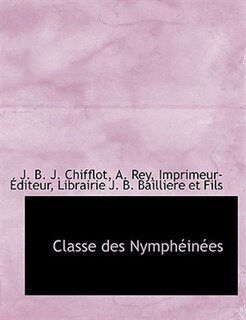 Couverture_Classe des Nymphéinées